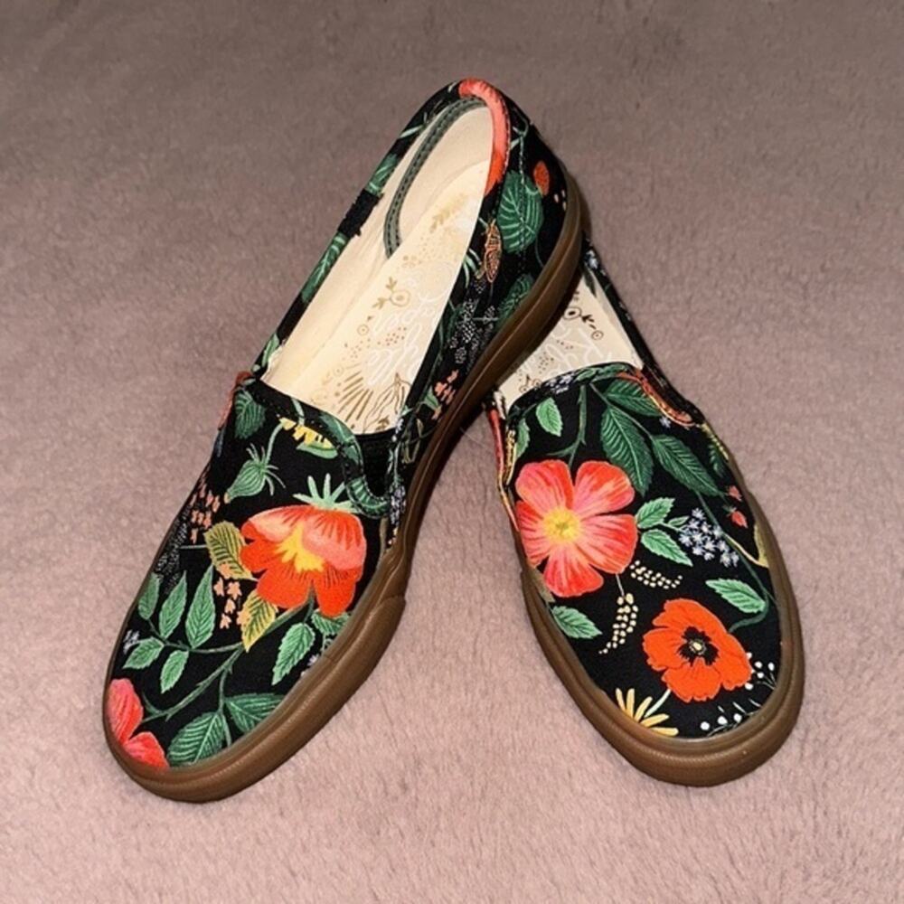 Women's x Rifle Paper Co. Botanical Double Decker Sneakers Size 6.5 NWOT